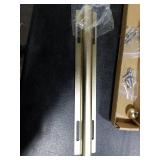 Supforce Valet Rod for Closet Pull Out, Retractable Slide Out Valet Rod Closet Organization, 12 Aluminum Valet Clothing Hanger Rods Perfect for Suits, Freshly Pressed Clothes, Gold