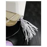 36 Pcs Christmas Tree Ornaments Set Macaroons Wooden Hanging Colorful Macaroons Wood Ornaments with Ropes for Candy Party Christmas Tree Decor