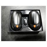 AI Hand Warmers Rechargeable 2 Pack, AI Temperature Control Pocket Size Electric Handwarmers, Quick Charge Portable Hand Warmer Great Gift for Christmas Outdoors, Hunting, Golf, Camping