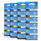 LiCB 40 Pack LR44 AG13 357 303 SR44 Batteries 1.5V Button Coin Cell Battery