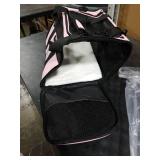 FOORLON Cat Carrier Soft for Pets Up to 15 Lbs, Cat Travel Bag with Padded Shoulder Strap and Detachable Cat Food Bowl, Pet Dog Carriers for Small Dogs Travel Puppy Carry Airline Approved, Pink