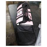 FOORLON Cat Carrier Soft for Pets Up to 15 Lbs, Cat Travel Bag with Padded Shoulder Strap and Detachable Cat Food Bowl, Pet Dog Carriers for Small Dogs Travel Puppy Carry Airline Approved, Pink