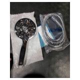 6-Setting Shower Head with Handheld, JDO High Pressure Hand held Shower Head, 4.7 Inch Chrome Detachable Showerhead Set with 59 Inch Stainless Steel Hose and Adjustable Showerhead Holder