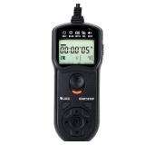 JJC Intervalometer Timer Remote Control Shutter Release for Sony A6000 A6100 A6600 A6500 A6400 A6300 A1 II A7 A7II A7III A7IV A7R V IV A7RIII II A7S II III A9 II III ZV-1 RX100 VII VI V RX10 IV & More