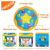 Baby Toys 6 to 12 Months, 4 in 1 Musical Rotating Projector, Tummy Time Light Up Infant Toys For 6-9 12-18 Months, Learning Toy Birthday Gifts for Baby Toddlers 1 2 3 Years old Boys & Girls