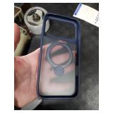 Xitufine Designed for iPhone 17 Pro Max Case, with 360° Magnetic Stand [Compatible with MagSafe] [Military Drop Protection] Shockproof Translucent Matte Case for 17 Pro Max 6.9, Deep Blue