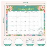 2026 Wall Calendar, Monthly Wall Calendars, Jan 2026 - Jun 2027, Desk Planner (8.5 x 11), Hanging for Home, School, Office Supplies