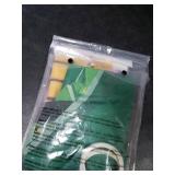 4 Pcs Pink and Green Witch Birthday Party Decorations Wizard Trunk or Treat Car Decor Large Brick Runner Pink Green Holographic Tablecloth Wizard Castle Backdrop for Witch Princess Friends Party