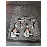 SEALIGHT S7S H11/H8/H9 9005/HB3 Light, 120000LM Brightest Bulbs, 6500K White, Easy Installation,10 Years Lifespan, Plug-N-Play, 4 Pack