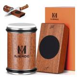 Rolling Knife Sharpener Kit, Kitchen Knife Sharpener with Diamond and Ceramic Grinding Disc, Magnetic Roller Knife Sharpening Kit with 15° & 20° Angle Stable Base, Afilador De Cuchillos