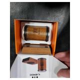 Rolling Knife Sharpener Kit, Kitchen Knife Sharpener with Diamond and Ceramic Grinding Disc, Magnetic Roller Knife Sharpening Kit with 15° & 20° Angle Stable Base, Afilador De Cuchillos