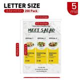 CAREGY 5 Mil Thermal Laminating Pouches (200 Pack) - 9x11.5 Inch Laminating Sheets for 8.5x11 Documents, Clear,Office & School Laminator Supplies