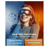 BOB AND BRAD Eye Massager with Heat and Cooling, EyeOasis 3 Eye Massager for Migraine FSA Eligible/HSA Eligible, Heated Headache Massager for Dry Eye Relief, Temple Massagers for Stress Relief