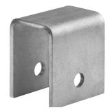 eoere 4 PCS Weld On Trailer Leaf Spring Hanger Front/Center/Rear Hanger for Double Eye Springs, Fit 1-3/4 Springs 3-1/4 Tall - 9/16 Bolt Hole