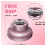 GIHALI Universal Hair Diffuser Super Sturdy 1.7 Inch to 2.6 Inch for Natural Curly and Wavy Hair, Hair Dryer Attachment (Rose Gold)