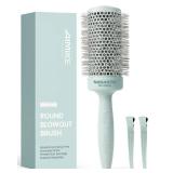AIMIKE NaturaVol Round Brush for Blow Out, Large Round Hair Brush with Nano Thermal Ceramic Tech, for Fine Hair-Friendly Blow Drying & Styling at Home, Maximum Volume Shine-2.1 Barrel, 3 w/Bristle