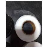 Phinus 6 Rolls Iron On Hemming Tape, 3/5 INCH x 20 Yards No Sewing Hem Tape, Fabric Adhesive Tape for Pants, Shirts, Jackets, Skirts, Socks, DIY Crafts (White and Black)