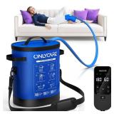 Cold Therapy Machine, Program Timer Ice Machine for Knee After Surgery, Portable Ice Therapy Machine, Compression Pad for Ankle, Arm Joints, Sports Injuries, Cryotherapy Pain Relief, Blue