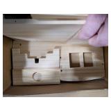 RZYLKA for Tonies Box Organizer Storage Shelf, Magnetic Floating Shelves for Toniebox 1/2 Player Tonies Figures Characters for Children, Display Collection 20~30 Characters - Train