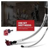 ColumPRO Hex Shank Screwdriver Quick Flexible Drill Bit Extension with Magnetic Right angle Drill Adapter,11.5 Long Flexible Drill Bit Extension