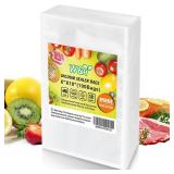 W&Y 100 Single-Ply Vacuum Sealer Bags (6x10 Quart) Pre-Separated, Commercial Grade, BPA Free for Food Storage, Sous Vide & Meal Prep 1 Pack (100 Count)
