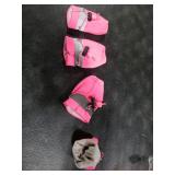 Soft Small Dog Shoes, Puppy Lightweight Shoes for Summer & Winter, Non Skid Kitten Booties for Walking Pink Size 5