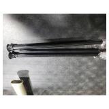 Small Tension Rod 16-38inch Black Tension Curtain Rod No Drilling Spring Rods for Windows Short Tension Rod Adjustable Curtain Rod for Windows,Door,Closet,Kitchen