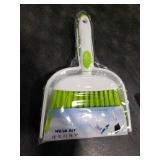 BSMstone Mini Broom and Dustpan Set-Mini Whisk Set for Desk, Housekeeping, Office, Kitchen, Pet Nest, etc.,Daily Cleaning Necessity Plastic Mini Dustpan Set (Green)