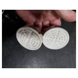 TEECK Shower Curtain Rod, 32-80 inch Adjustable Spring Tension Curtain Rod, Never Rust Anti-Slip Shower Curtain Rod for Bathroom, No Drilling, Never Collapse, Easy to Use, Silver