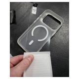 Peerock for iPhone 17 Pro Case with Stash Lens Stand and 9H Screen Protector, Compatible with MagSafe, Military-Grade Drop Protection Phone Case for iPhone 17 Pro, 360° Full Protection, Frosted Clear