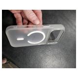 Peerock for iPhone 17 Pro Case with Stash Lens Stand and 9H Screen Protector, Compatible with MagSafe, Military-Grade Drop Protection Phone Case for iPhone 17 Pro, 360° Full Protection, Frosted Clear