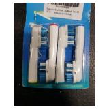 Replacement Brush Heads Compatible with Oral B- Double Clean Design, Double Clean Brush Heads, Compatible with Braun Oral-B Dual Clean Electric Toothbrush - Pack of 4