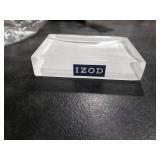 Izod - Soap Dish, Sleek Resin Countertop Accessories, Dorm Room Essentials, Modern Home Decor (Marina Collection, White)