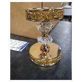 Candle Holder, Pillar Candle Holders, Crystal Candlesticks Holder for Wedding, Parties, Events, Chirstmas,Home Decor, Table Centerpieces CH028D (M)