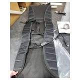 Heated Seat Cover,1 Minute Fast Heating,2 Heat Settings,UL Listed Heated Seat Warmer Cushion Black, Long Straps Design.