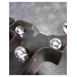 Light Up Black Alphabet Marquee Letters Sign LED Marquee Number Lights Sign for Night Light Home Bar Christmas Lamp Birthday Party Wedding Decoration H