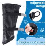 Hipaw Waterproof Dog Boots for Winter Snow Rain,Non-Slip Dog Shoes for Medium to Large Dogs,Extended Cuff Paw Protectors for Outdoor Walking Hiking