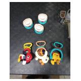 Hola Baby 3pcs Baby High Chair Toys with Holders