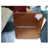 TUCCH Wallet Case Compatible with iPhone 16 5G (6.1, 2024 Release) Brown, PU Leather [Shockproof TPU Interior Case] [Kickstand] Magnetic Protective Flip Cover with [RFID Blocking] [4 Card Holder]