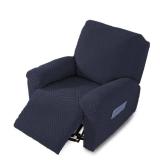 NORTHERN BROTHERS Recliner Cover, Stretch Recliner Covers That Stay in Place, Washable Lazy Boy Recliner Chair Covers, Furniture Protector Recliner Slipcovers for Dog Kid, Dark Blue