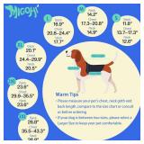 MIGOHI Reflective Waterproof Windproof Coat for Dogs - Cold Weather - Warm Dog Jacket - Reversible Stormguard Winter Vest - Small to Large Sizes (Navy, XL)