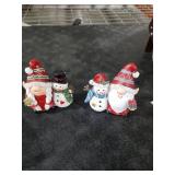 Hodao Christmas Gnome Snowman Duo: Double The Cheer for Your Holiday Decor (red)