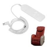 HERCHR Lift Chair Hand Control, 8 Pin 2 Button Remote Handset Controller Plastic Hand Control Replacement for Lift Chair Power Recliner