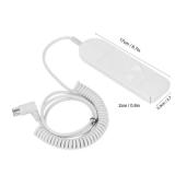 HERCHR Lift Chair Hand Control, 8 Pin 2 Button Remote Handset Controller Plastic Hand Control Replacement for Lift Chair Power Recliner