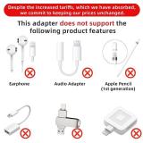 Thousover 4 Pack Lightning to USB C Adapter for iPhone 15/16/17 Pro/17 Pro Max,for iPhone 17/16 Charger,17/16 Accessories,Fast Charging & Data Transfer,USB C Charger Connector Cable,Not for Audio/OTG