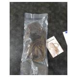 SARLA Invisible Wire Hair Extensions with 3 Clips Long Synthetic Wavy Curly Hairpiece Adjustable Transparent Headband for Women 18 Inch Dark Brown/Golden Blonde Highlights