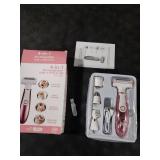 Vacto 4 in 1 Electric Razors for Women, Portable Shaver for Women, Rechargeable Trimmer for Face Arm Body Legs Underarm Bikini