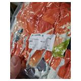 Kids Snow Ski Gloves for Winter Waterproof Boys Girls Ski Gloves Toddler Finger Mittens Orange