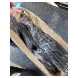 LASZOLA 8 Tiered Folding Tall Plant Stand Indoor for Multiple Large Planter, Heavy Duty Metal Adjustable Flower Rack for Narrow Corner, Sturdy Vertical Spiral Shelving Holder for Modern House, Black