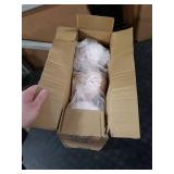 Lanpn 6 Pcs 6 Large Christmas Balls Ornaments, Outdoor Xmas Tree Hanging Decorations, Shatterproof Christmas Ball Ornament Set for Winter Holiday Home, Assorted Relief Pattern, White & Rose Gold SOME 